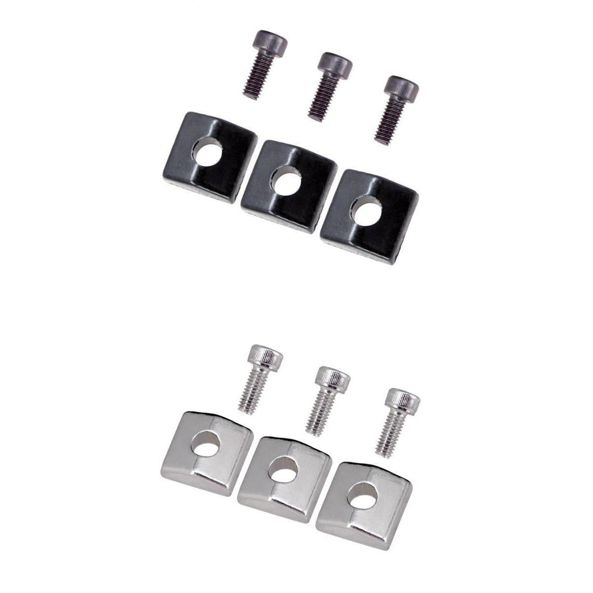 6pcs Electric Guitar Locking Nut Clamp&Screws for Tremolo Bridge Parts