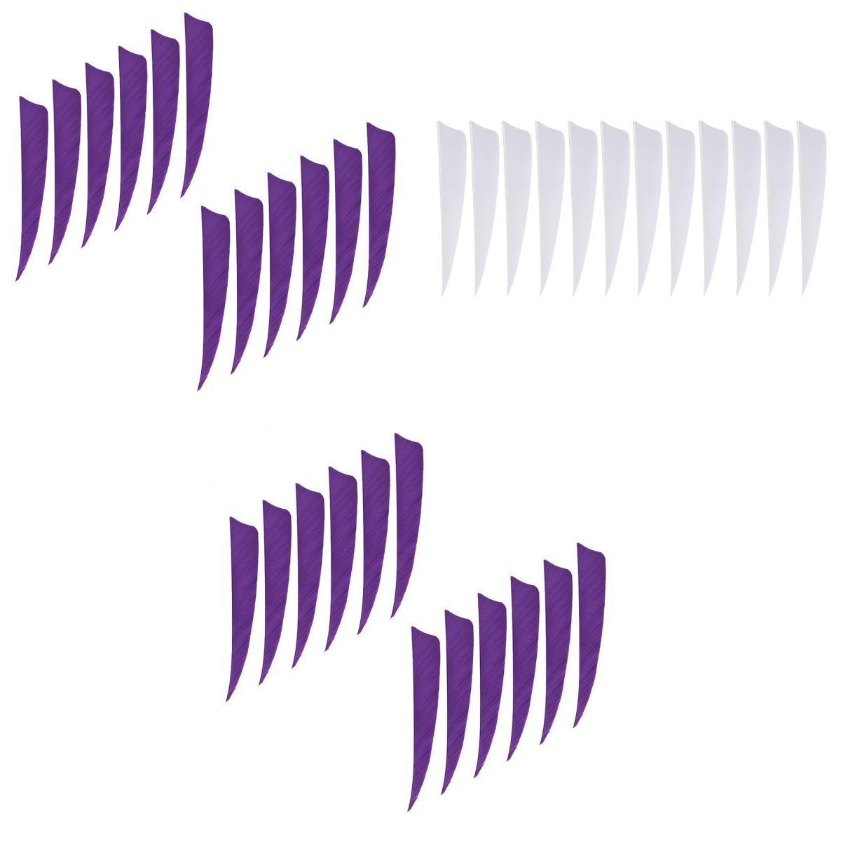 36 Pieces 4 Inch Archery Arrow Feathers Fletchings Vanes Target Hunting A