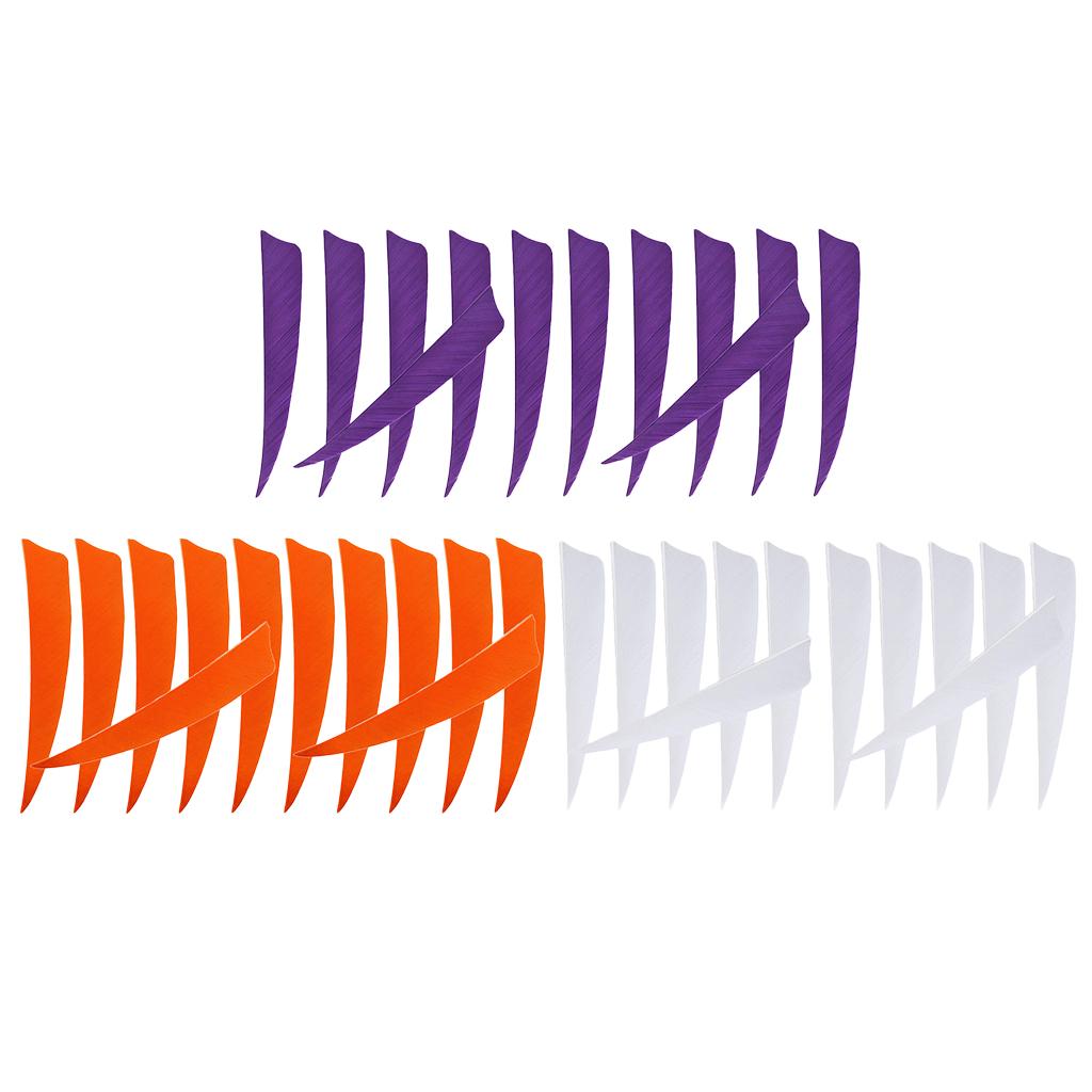 36 Pieces 4 Inch Archery Arrow Feathers Fletchings Vanes Target Hunting A
