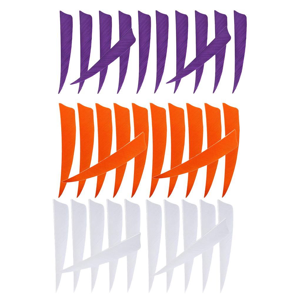 36 Pieces 4 Inch Archery Arrow Feathers Fletchings Vanes Target Hunting A