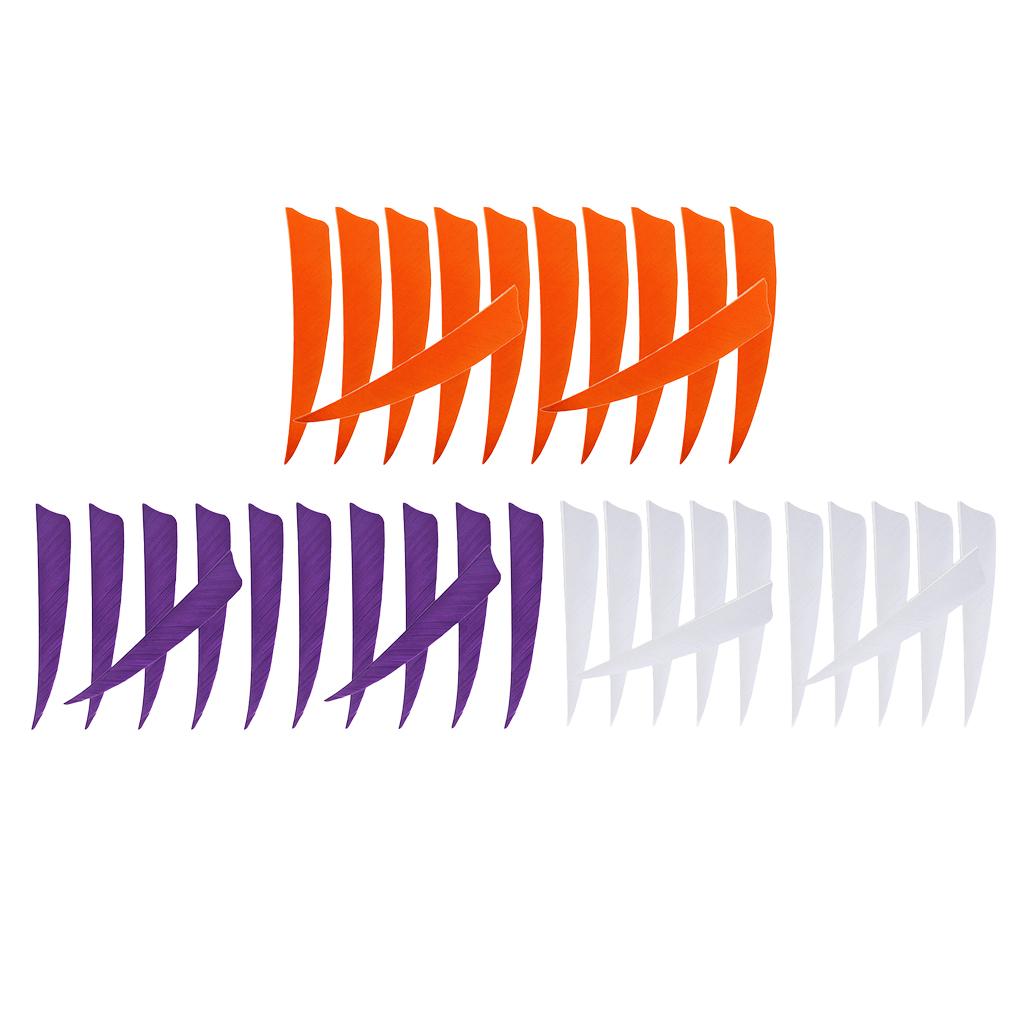 36 Pieces 4 Inch Archery Arrow Feathers Fletchings Vanes Target Hunting A