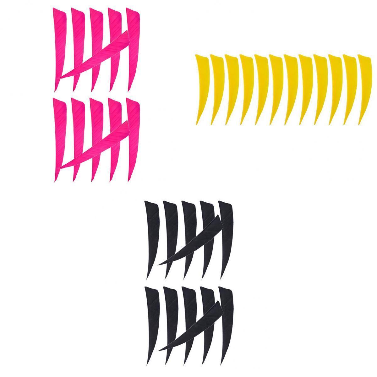 36 Pieces 4 Inch Archery Arrow Feathers Fletchings Vanes Target Hunting D