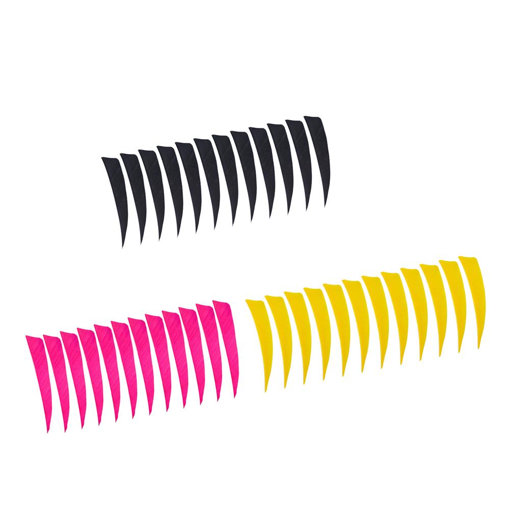 36 Pieces 4 Inch Archery Arrow Feathers Fletchings Vanes Target Hunting D