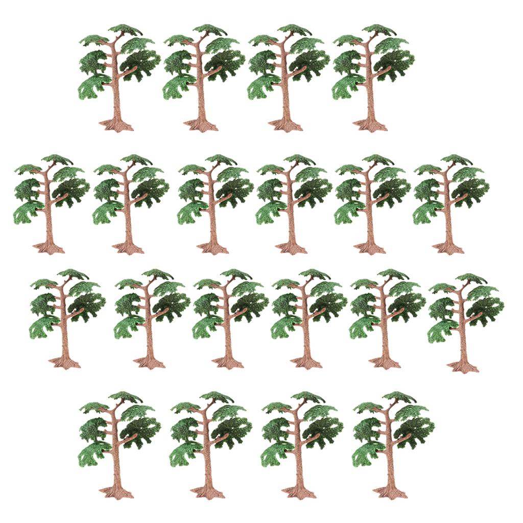 20pcs/Pack 1/100 Big Pine Tree Model School Teaching Decor Sand Table Model