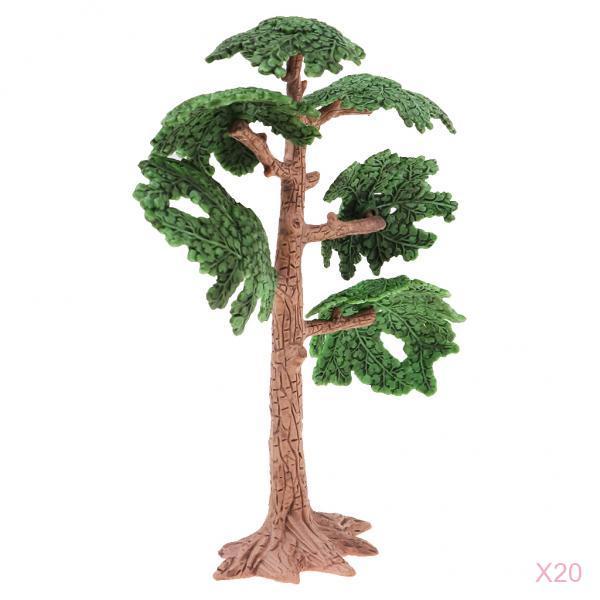 20pcs/Pack 1/100 Big Pine Tree Model School Teaching Decor Sand Table Model