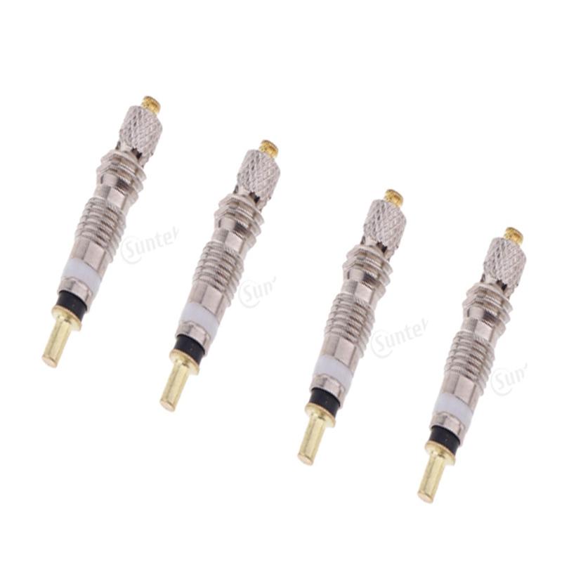 4Pcs Silver Removable Presta French Valve Core Bike Tube Part Mesh