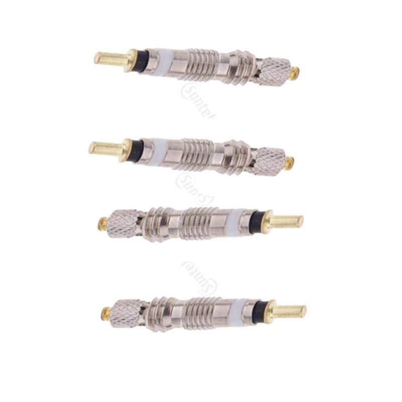 4Pcs Silver Removable Presta French Valve Core Bike Tube Part Mesh