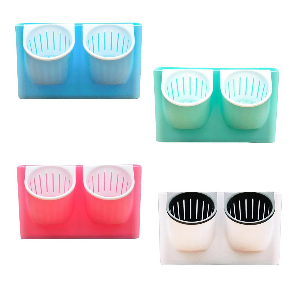 4Pcs Mini Wall Planter Self Watering Flower Pots Garden Yard Patio Plants