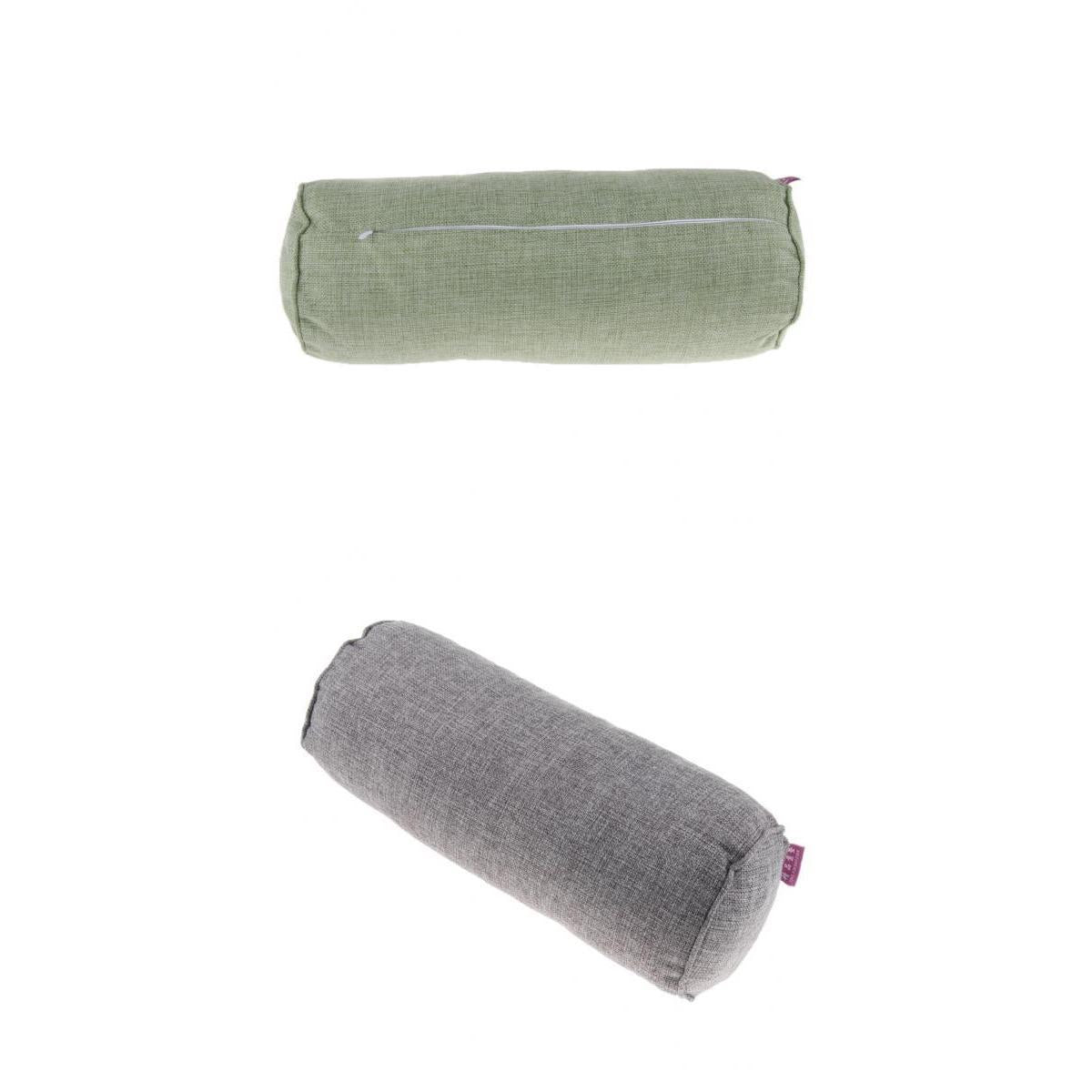 2X Comfort Orthopedic Neck Roll Pillow Round Cervical Support Spine Pillow