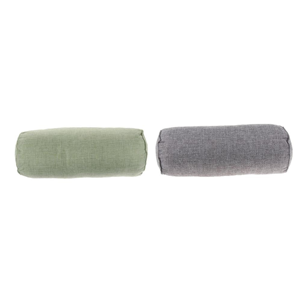 2X Comfort Orthopedic Neck Roll Pillow Round Cervical Support Spine Pillow