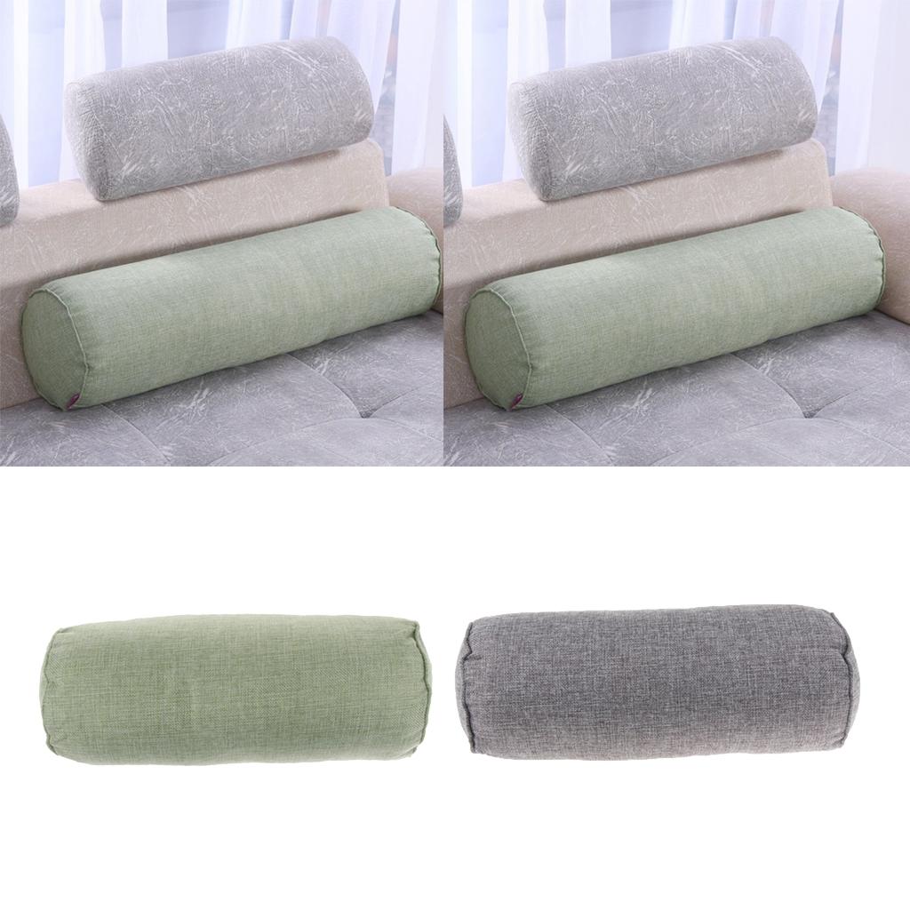 2X Comfort Orthopedic Neck Roll Pillow Round Cervical Support Spine Pillow