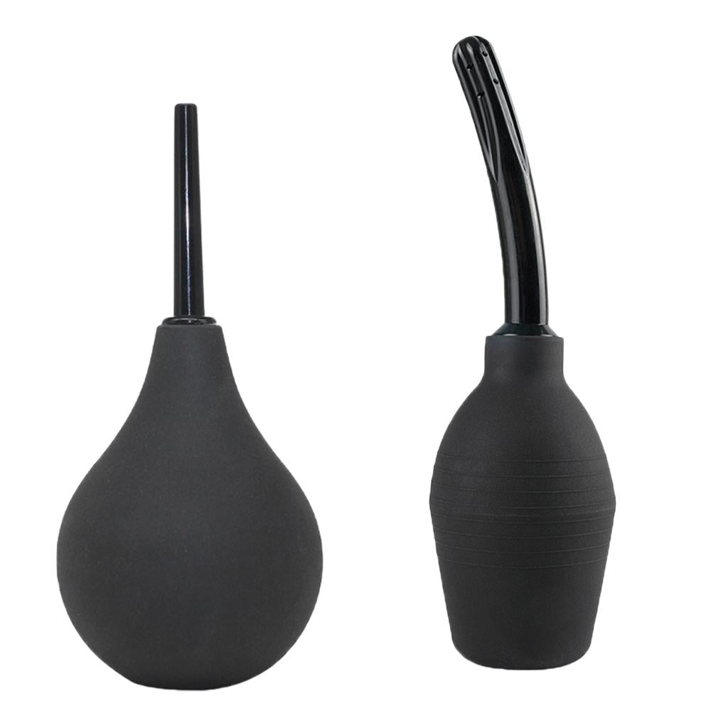 2X Superior Rubber Beauty Anal Douche for Women Men Enemas Bulbs 310ML 90ML