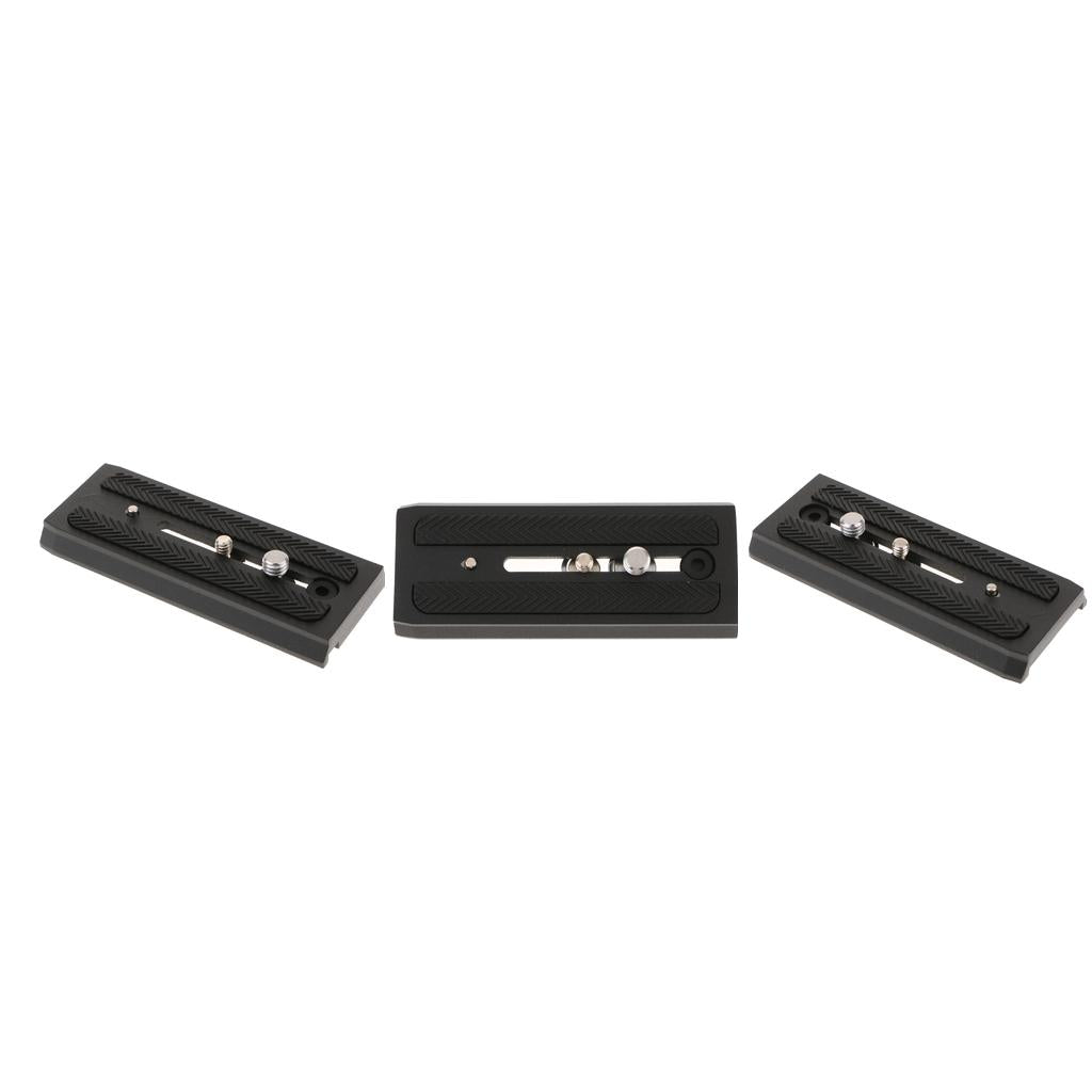 3 Packs 501PL Rapid Connect Sliding Dovetail QR Plate 120mm for Manfrotto