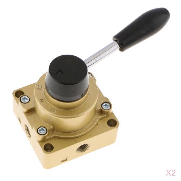 2Pcs HV-02 Handheld Control Valve 1/4 HV-03 3/8" HV-04 1/2 "Manual Valve"