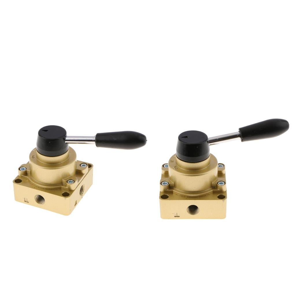 2Pcs HV-02 Handheld Control Valve 1/4 HV-03 3/8" HV-04 1/2 "Manual Valve"