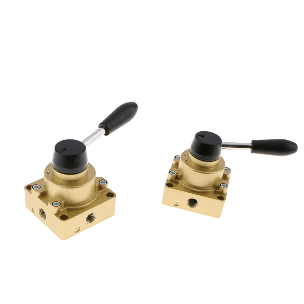 2Pcs HV-02 Handheld Control Valve 1/4 HV-03 3/8" HV-04 1/2 "Manual Valve"