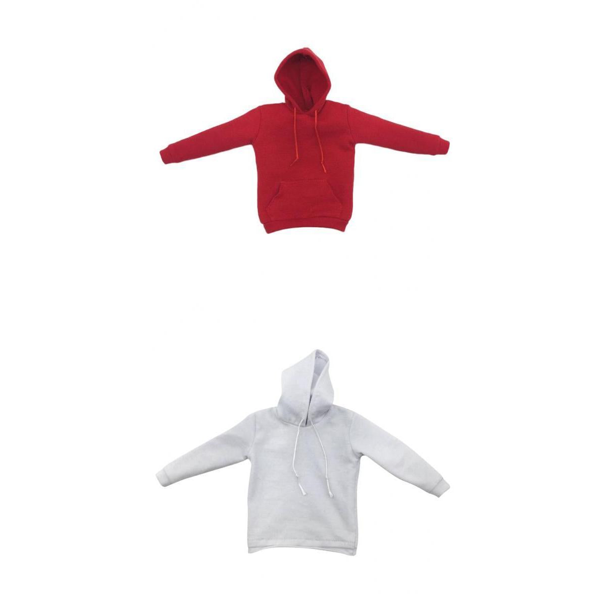 1/6 Scale Mens Hoodie Sweatshirt for Dragon 12inch Action Figure 2x