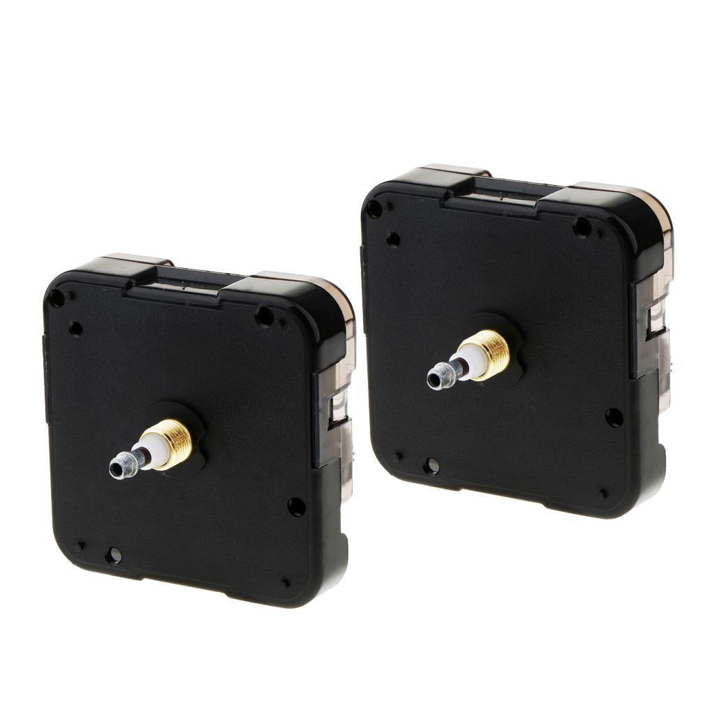 2 Pieces Quartz DIY Silent Wall Clock Movement Hands Mechanism Repair Parts