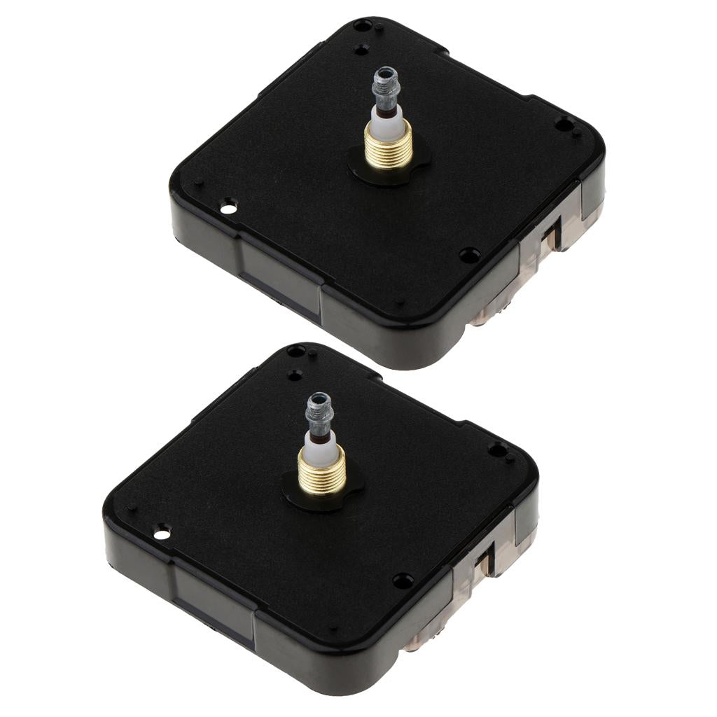 2 Pieces Quartz DIY Silent Wall Clock Movement Hands Mechanism Repair Parts