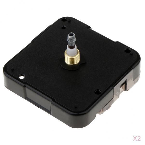 2 Pieces Quartz DIY Silent Wall Clock Movement Hands Mechanism Repair Parts