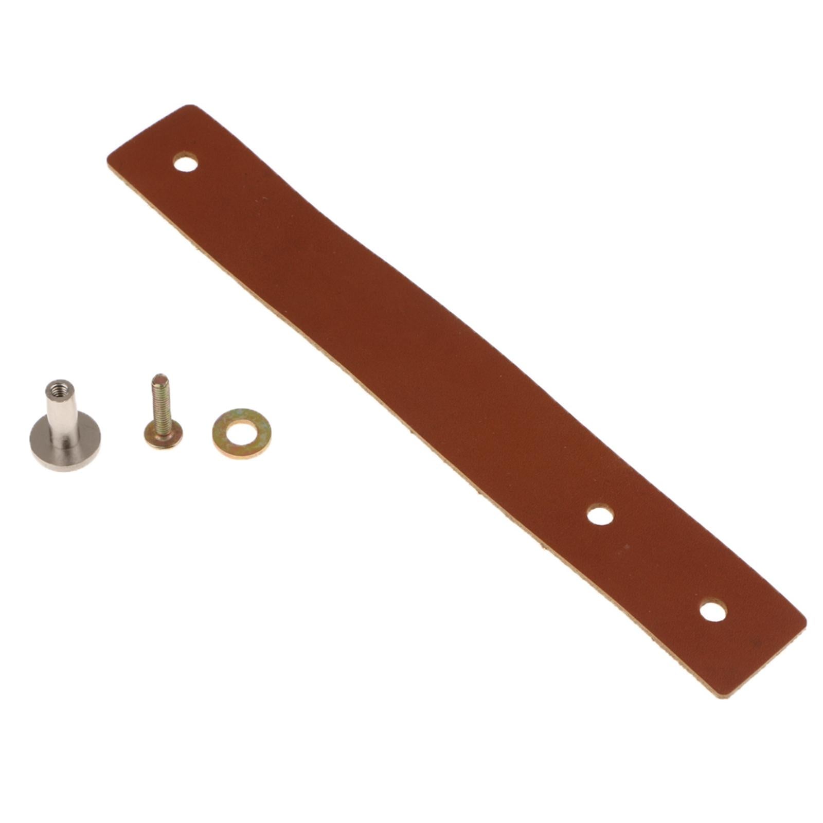 6x PU Leather Cabinet Pull Handle Drawer Dresser Cupboard Handle Pulls