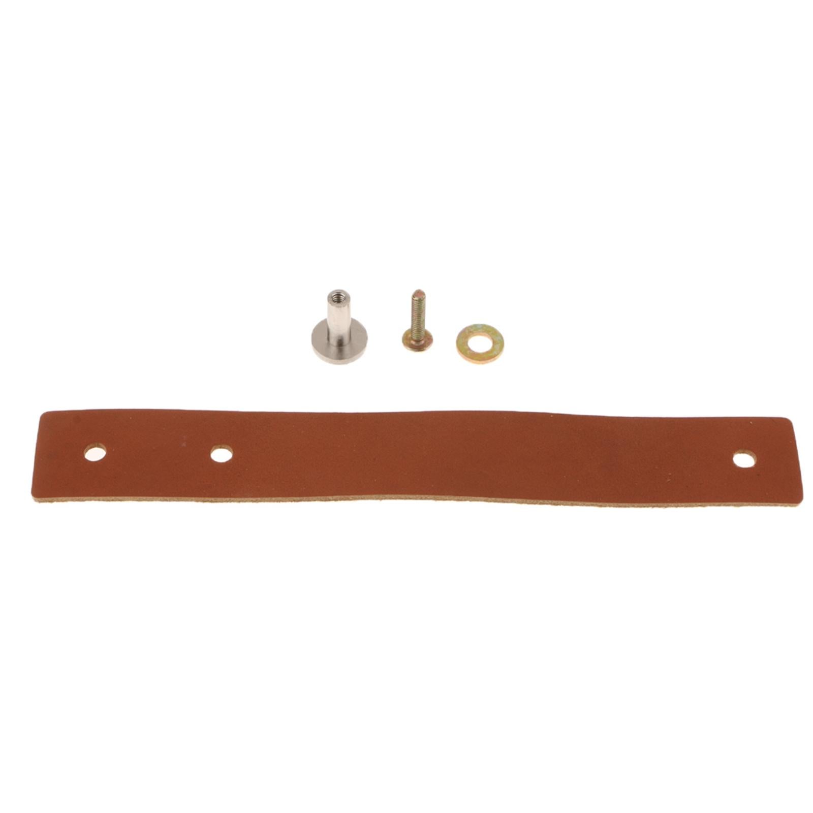6x PU Leather Cabinet Pull Handle Drawer Dresser Cupboard Handle Pulls