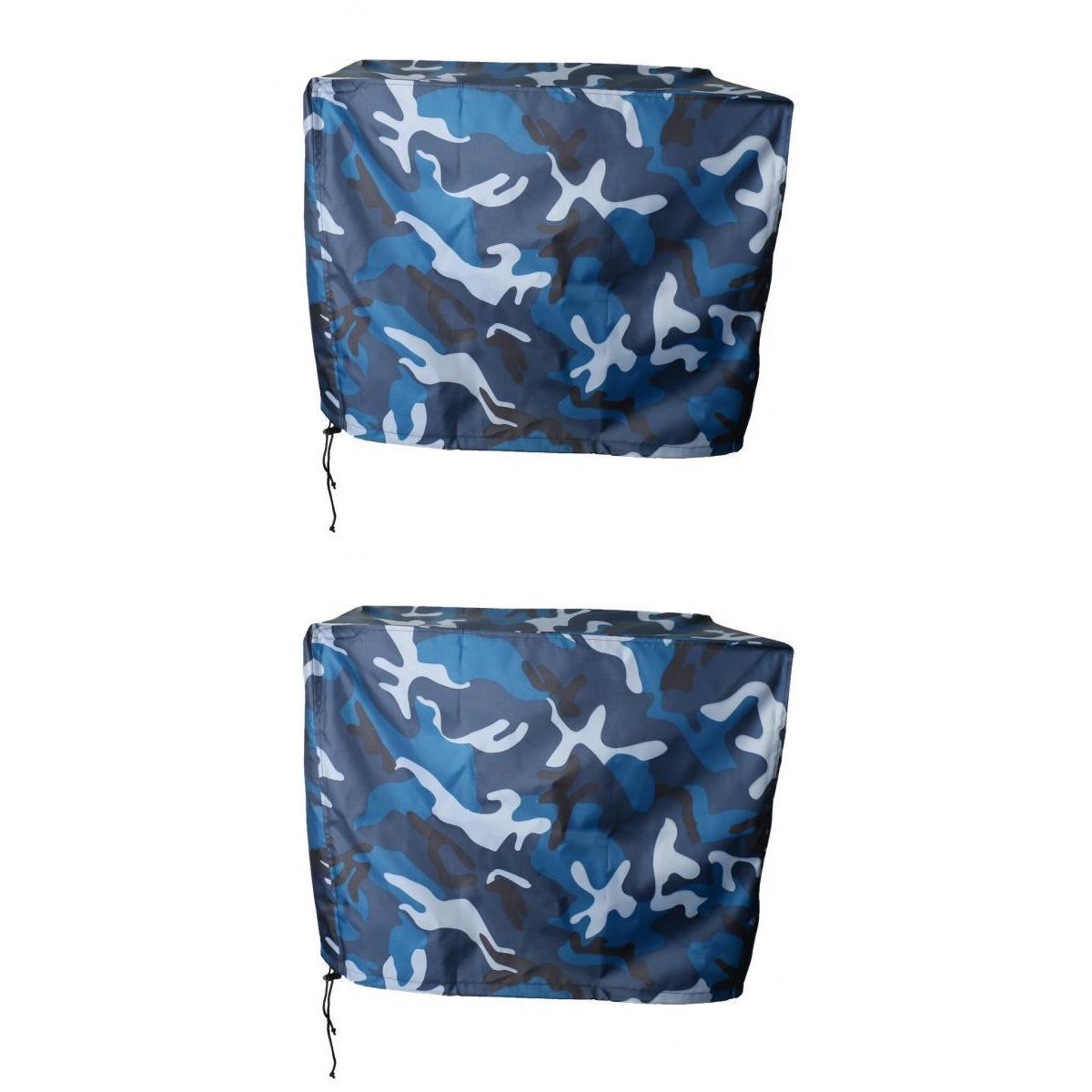 2Pcs Waterproof Marine Boat Outboard Motor Engine Protector Cover