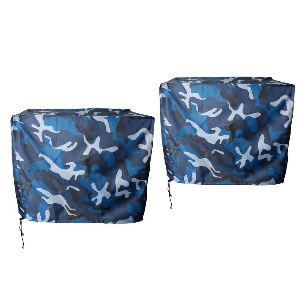 2Pcs Waterproof Marine Boat Outboard Motor Engine Protector Cover