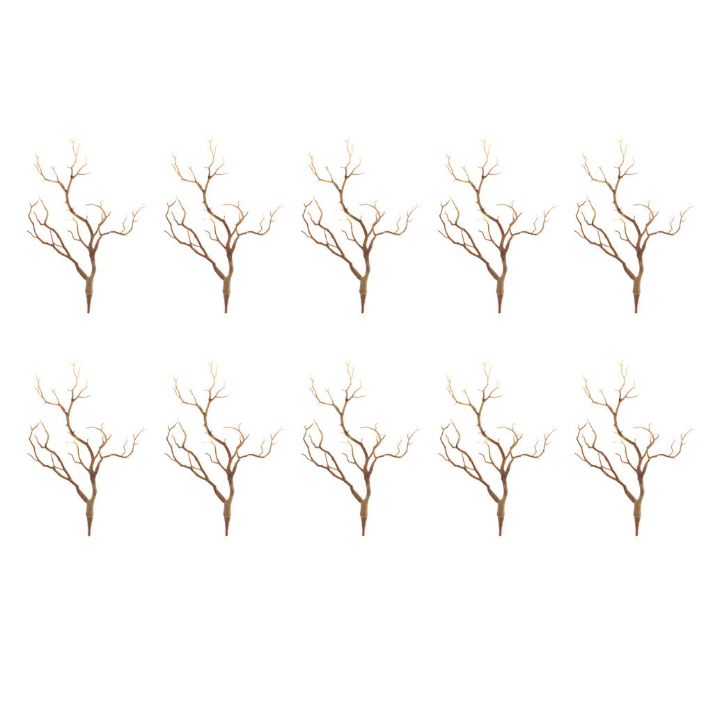 10pcs Artificial Branches Small Trees Twig Branch Table Decoration Coffee