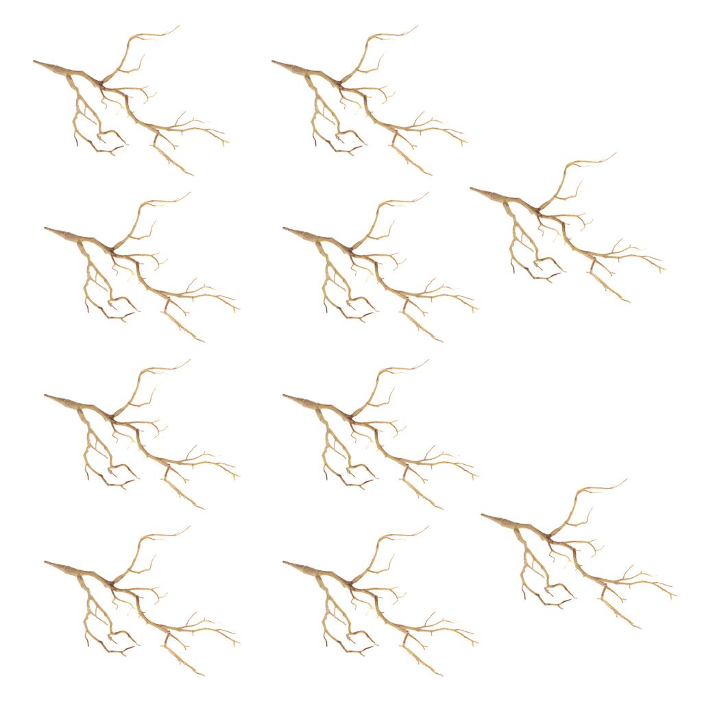 10pcs Artificial Branches Small Trees Twig Branch Table Decoration Coffee