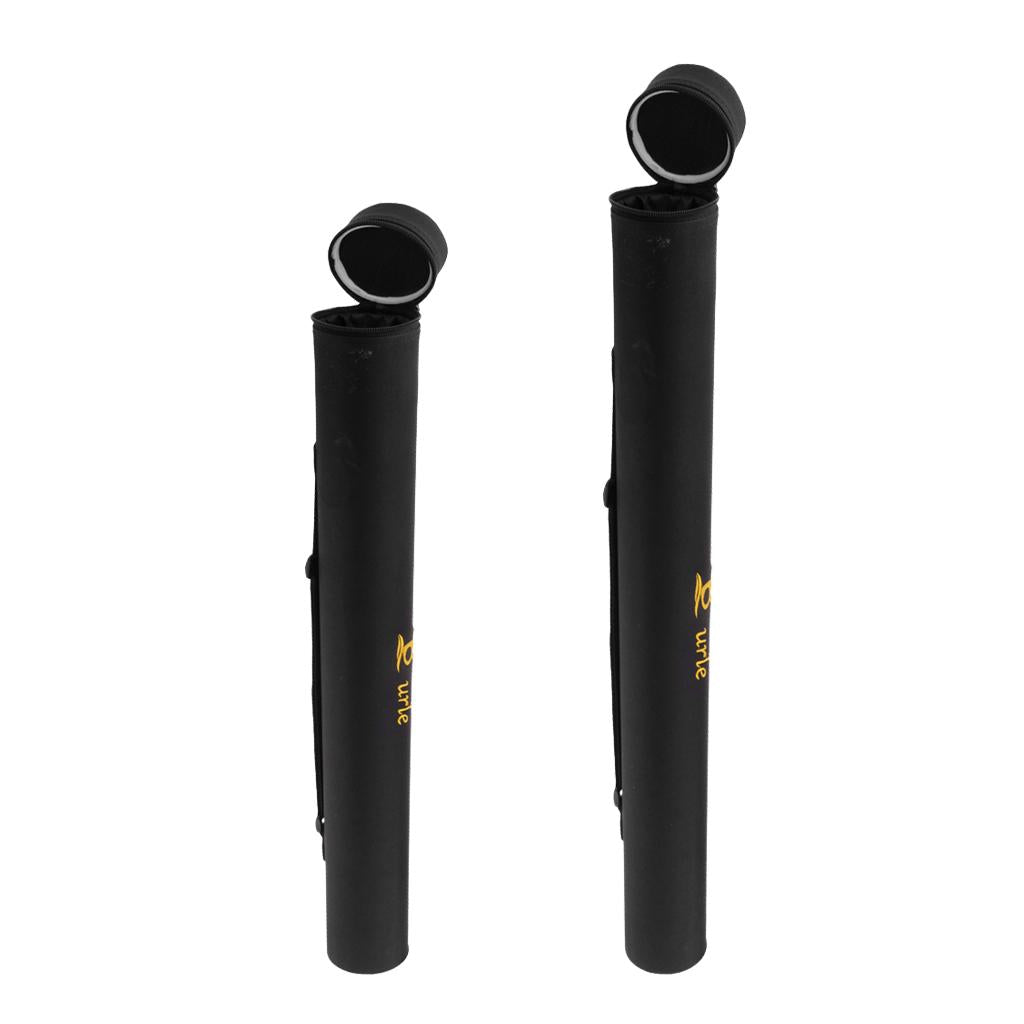 2pcs Fly Fishing Rod Tube Fly Rod Case Holder with Carry Strap