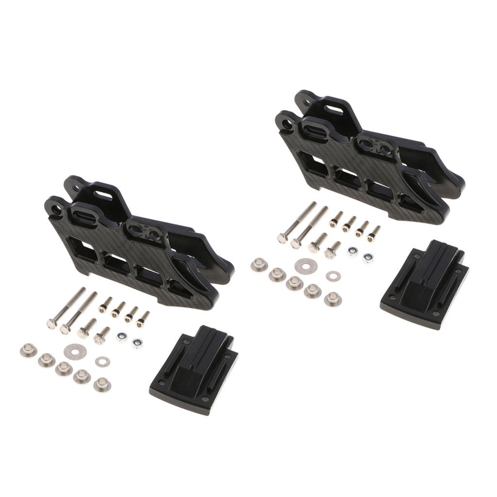 2x Rear Chain Guide/Guard For DirtBike CRF KLX KDX KXF RM RMZ DRZ YZ YZF WRF