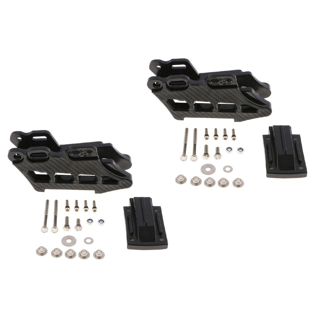 2x Rear Chain Guide/Guard For DirtBike CRF KLX KDX KXF RM RMZ DRZ YZ YZF WRF