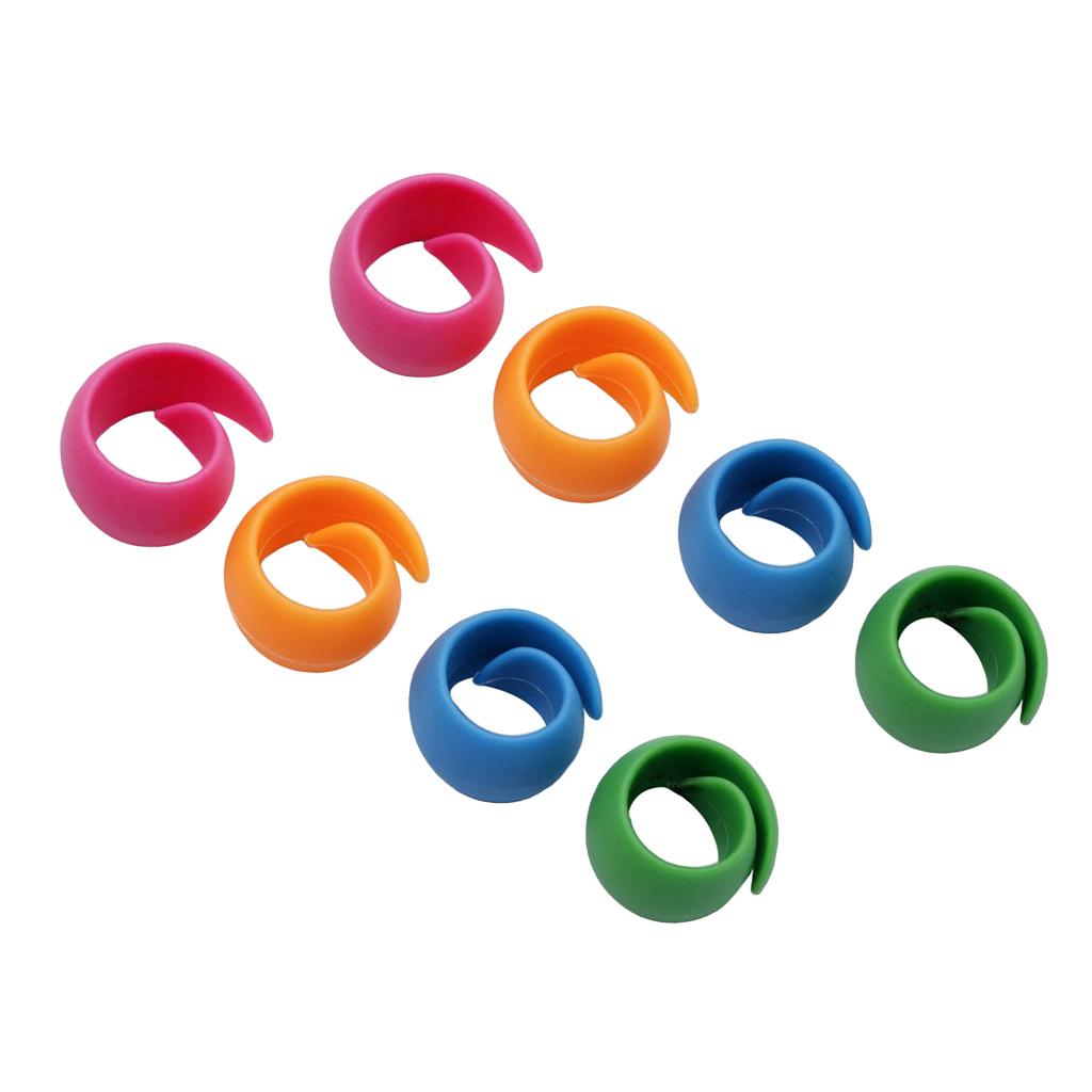 100pcs Mixed Silicone Thread Spool Huggers Sewing Machine Accessories