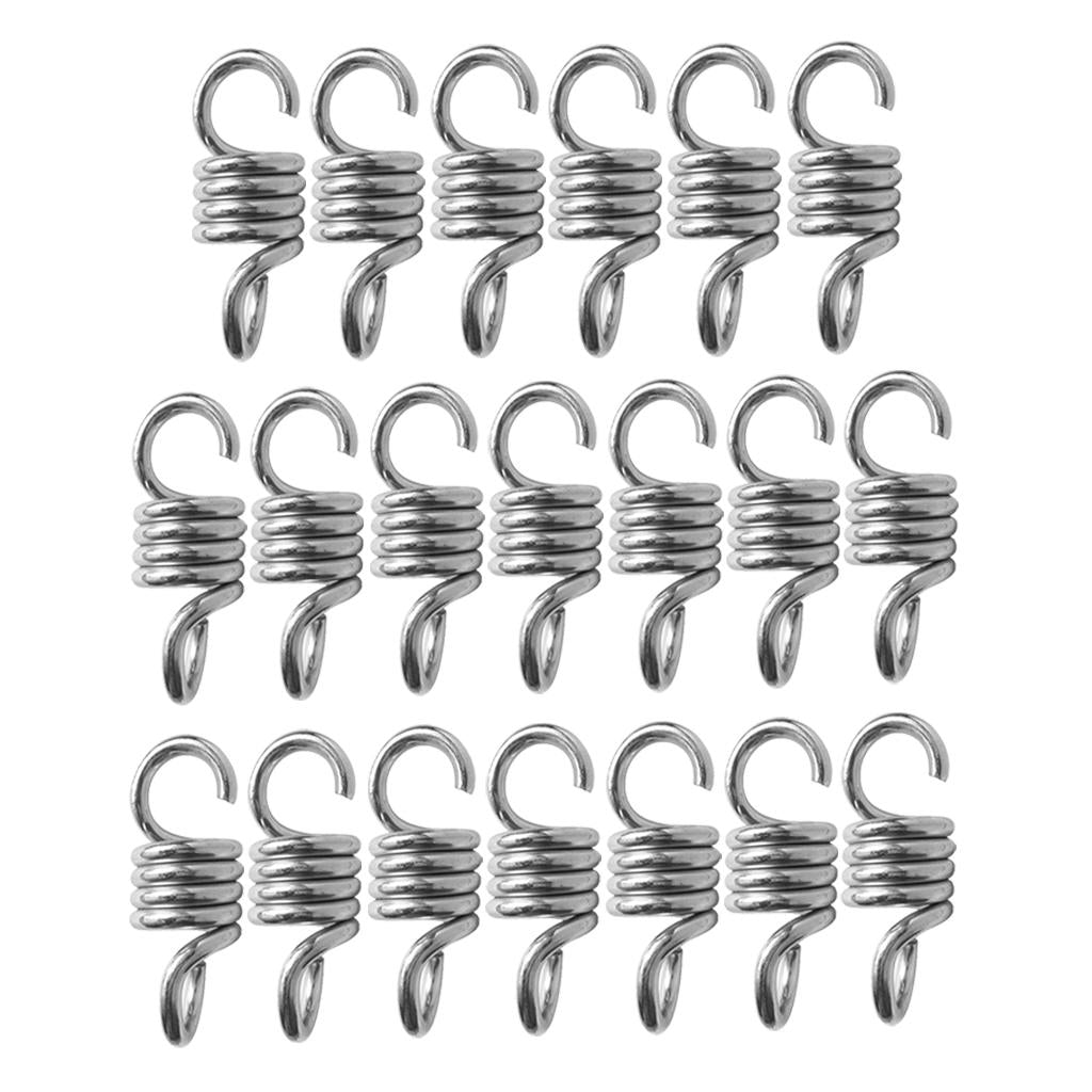20x Extension Spring Suspension Hook Hanger Garden Swing Chair Hammock Chair