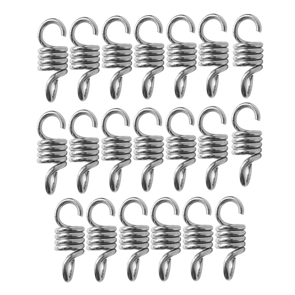 20x Extension Spring Suspension Hook Hanger Garden Swing Chair Hammock Chair