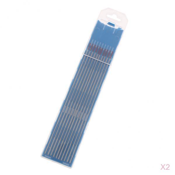 20pcs Argon arc Welding Zirconium Tungsten Rod Electrodes WC20 1.6x150mm