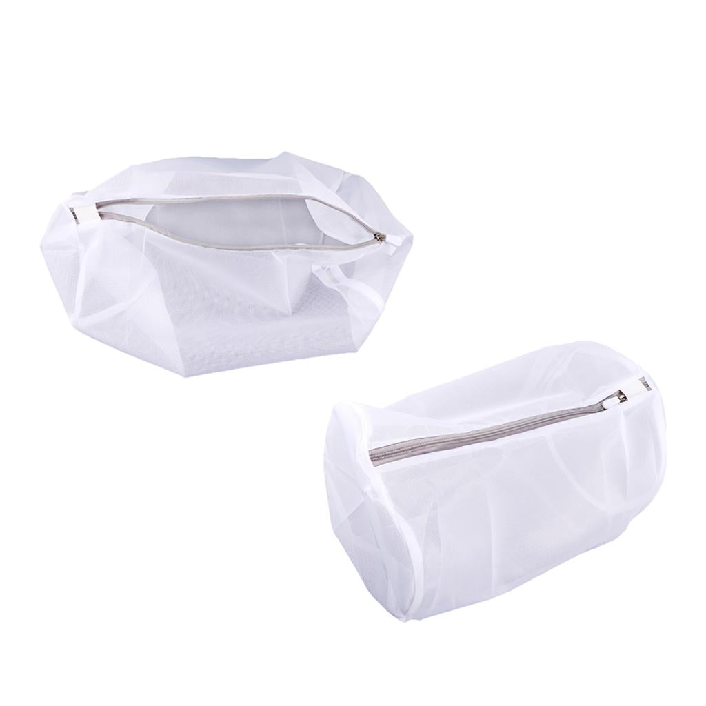 2pcs Laundry Mesh Bag Machine Wash Bag Net Wash Bag Bra Sock Wash Bag