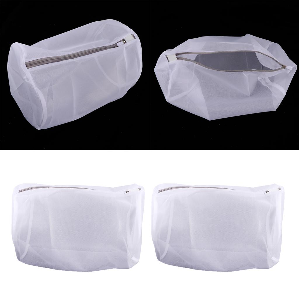 2pcs Laundry Mesh Bag Machine Wash Bag Net Wash Bag Bra Sock Wash Bag