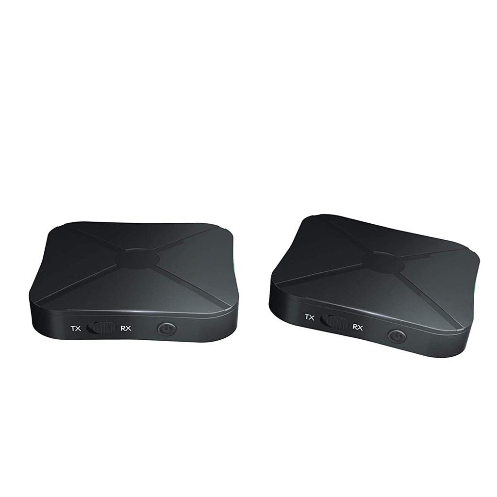 2x Wireless Bluetooth 4.2 Transmitter Receiver 3.5mm Car Audio Music Adapter