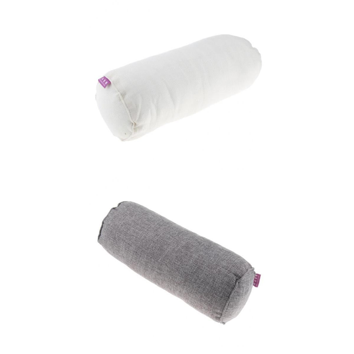 2X Comfort Orthopedic Neck Roll Pillow Round Cervical Support Spine Pillows