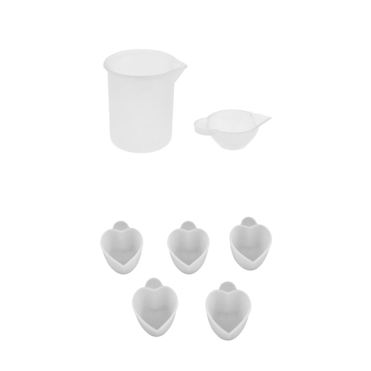 7 Pieces Epoxy Resin Measuring Mixing Cups Set DIY Resin Glue Tools