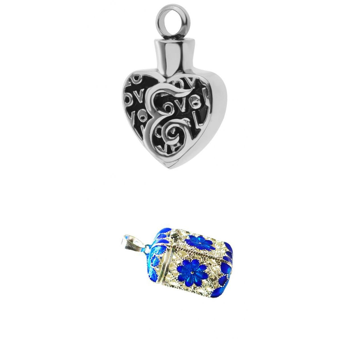 Aroma Locket Essential Oil Perfume Pendant and Cremation Ashes Urn Pendant