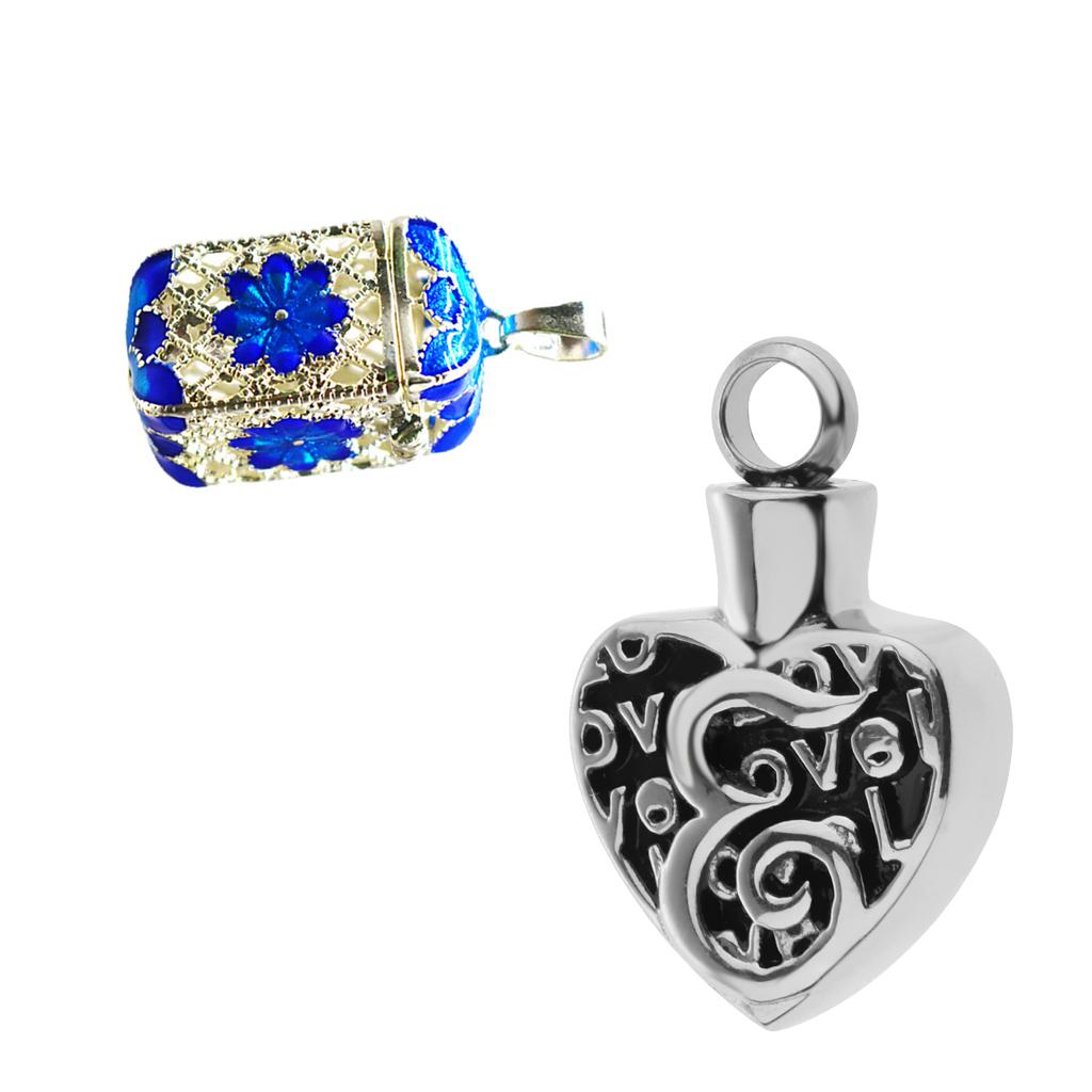 Aroma Locket Essential Oil Perfume Pendant and Cremation Ashes Urn Pendant