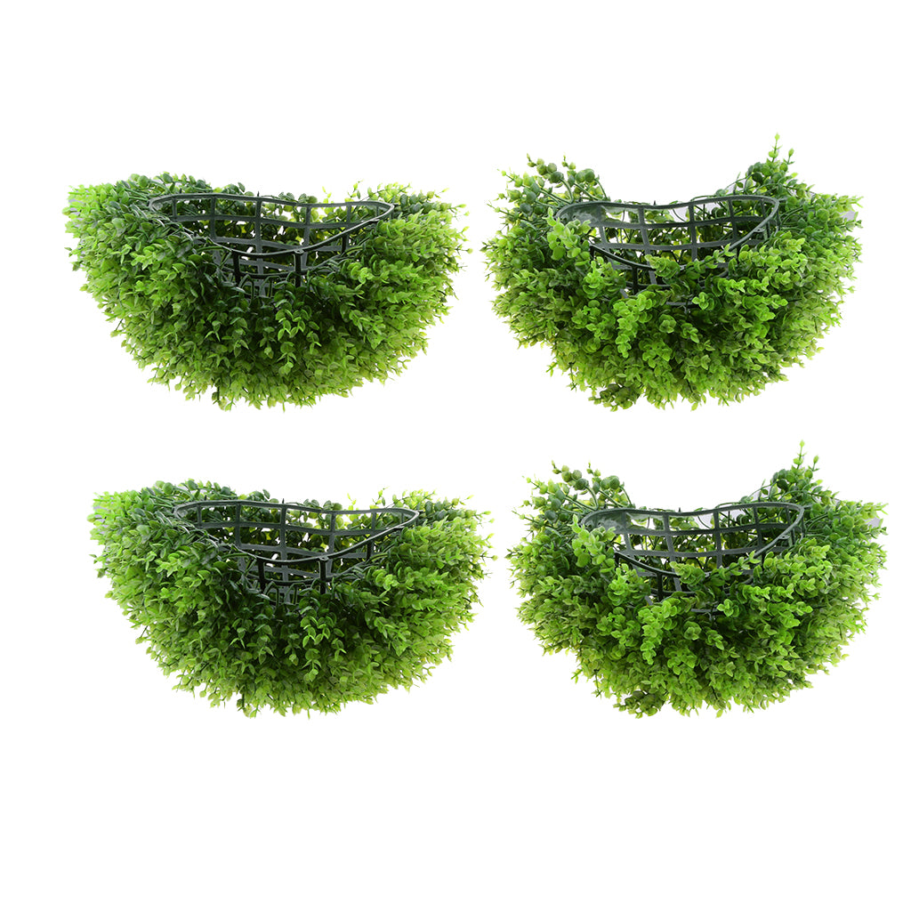 2xArtificial Topiary Ball Decorative Garden Pants Ball Home Garden Green
