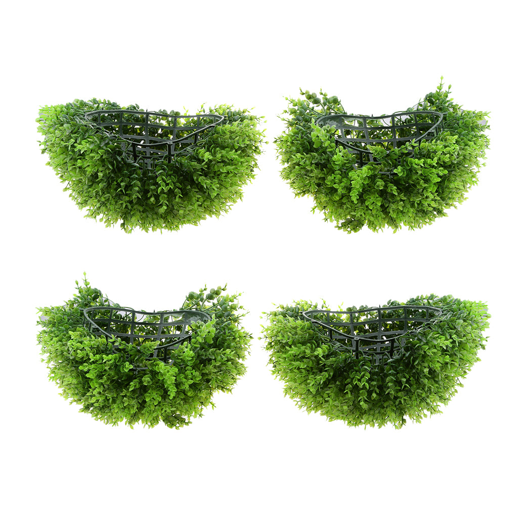 2xArtificial Topiary Ball Decorative Garden Pants Ball Home Garden Green