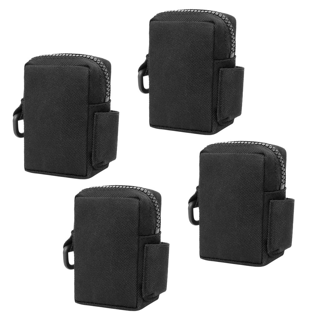4pcs Molle Belt Pouch Tactical Accessory Bag Utility Gadget Pouch Black