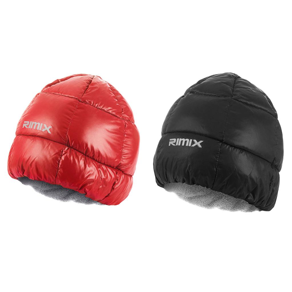 2pcs Winter Warm Down Hat Outdoor Sports Cap Ski Climbing Hiking Snowboard
