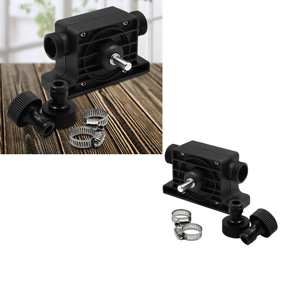 2 Set Portable Electric Drill Water Pump with Joint Self Prime Transfer Pump