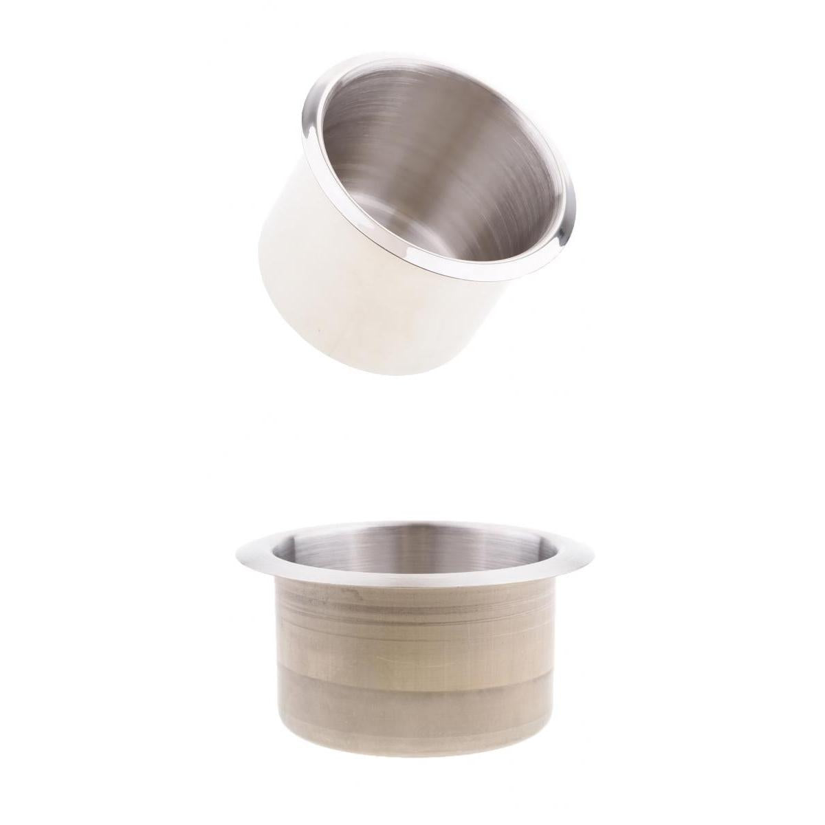 2pcs Recessed Cup Drink Holder for Marine Boat RV Camper 68x55mm/85x55mm
